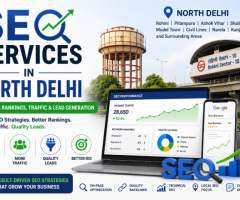 SEO Services in North Delhi – Improve Rankings, Traffic & Lead Generation