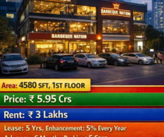 SALE OF COMMERCIAL PROPERTY WITH BRANDED RESTURANT TENANTS AT GACHIBOWLI MAIN ROAD