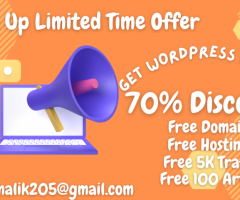 Get WordPress Website In 70% Discount Offer For All US