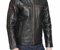Bomber Shearling Leather Jacket Leather Jacket