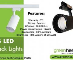 15 LED Track Lights Perth by Greenhse Technologies