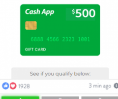 Enter for a $500 Cash App Gift Card!