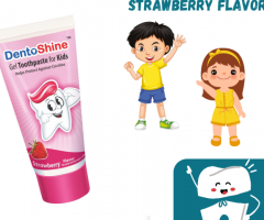 Baby Toothpaste Strawberry Flavor | Dento Shine
