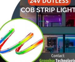 24V Dotless RGB COB Strip Light in Perth - 1