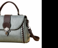Get lock design PU leather shoulder bag By Vismiintrend
