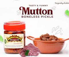 Bhimavaram Pickles | Mutton Boneless Pickle