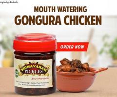Bhimavaram Pickles | Gongura Chicken Boneless Pickle