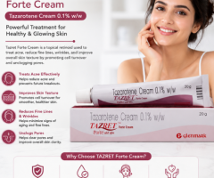 Tazret Forte Cream | Tazarotene Cream | Onlinegenericmedicine
