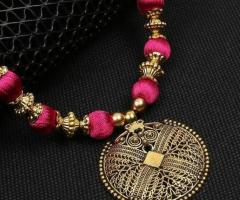 "Find the Perfect Pink Jewellery Set to Complement Your Style - Buy Now!"