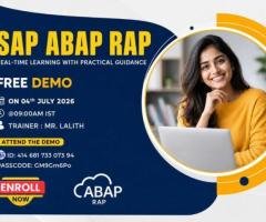 SAP ABAP RAP Training | SAP ABAP RAP Course Online