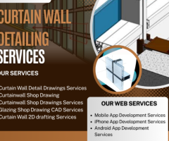 USA Curtain Wall Detailing Services for Clash-Free Project Planning