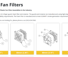 Durable Plastic Fan Filters for Clean Airflow & Equipment Protection