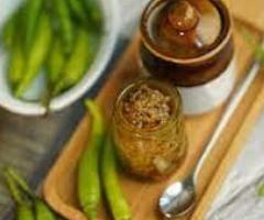 Bhimavaram Pickles | Green Chilli Pickle