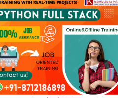 Python full stack Job Oriented Training in Hyderabad with Placement Assistance