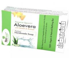 How to Make Fresh Aloe Vera soap for body, body cleansing