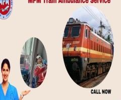 MPM Train Ambulance Service In Kolkata Offering Medical Treatment During The Journey