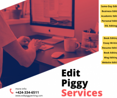 PROFESSIONAL EDITING AND PROOFREADING ALL DOCUMENTS