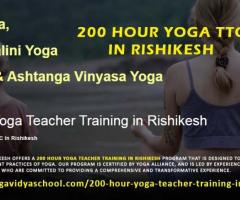 200 Hour Yoga Teacher Training in Rishikesh – HariOmYogaVidyaSchool (HOYVS)