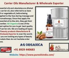 Carrier Oils Manufacturer & Wholesale Exporter