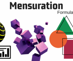 Mensuration Formula of 2D and 3D Figures for Class 6th to 10th