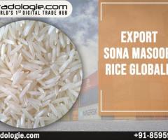 Export Sona Masoori Rice Globally