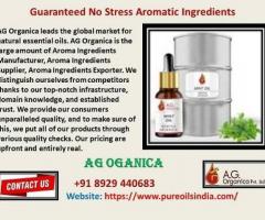 Guaranteed No Stress Aromatic Ingredients