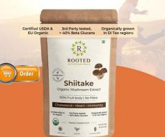 Cure your overall health with shiitake mushroom powder