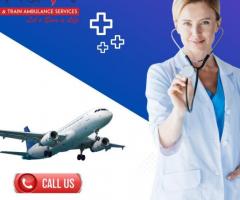 Get 24 Hours Tridev Air Ambulance Services with Medical Support