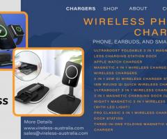 Best 3 in 1 Wireless Phone Charger Apple at Vireless Australia