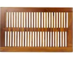 Durable Teak Shower Mat for Your Bathroom
