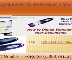 Digital Signature Certificates Agency in Ahmedabad