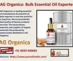 AG Organica Bulk Essential Oil Exporter