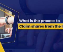 What is the process to claim shares from the IEPF account