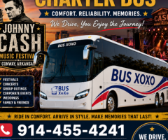 Book Coach Rental for Group Travel to the Johnny Cash Music Festival in Dyess