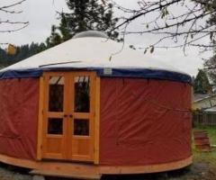 All inclusive year round living yurt