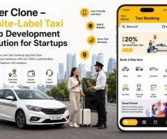 Uber Clone – White-Label Taxi App Development Solution for Startups
