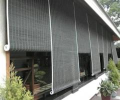 Outdoor PVC Blinds in Bangalore-Monsoon Blinds Dealers Bangalore