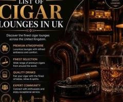 List Of Cigar Lounges in UK