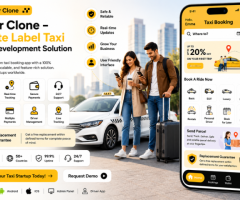 Uber Clone - White Label Taxi App Development Solution
