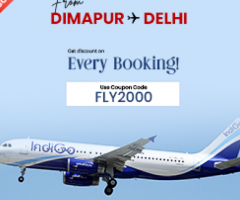 Check out Dimapur to Delhi Flight Deals | Get Upto 45% OFF