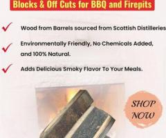 Add Smoky Flavor to Your BBQ with Whisky Oak Barrel Firewood Chunks