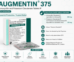 Augmentin Tablet | Amoxicillin and Clavulanate Potassium | Onlinegenericmedicine