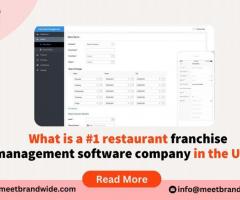 What is a #1 restaurant franchise management software company in the USA?