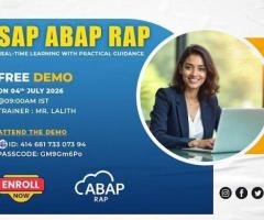 Free SAP ABAP RAP Online Demo – Upgrade Your Skills July 4