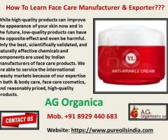 How To Learn Face Care Manufacturer & Exporter??