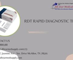 High-Quality RDT Rapid Diagnostic Tests – Fast and Reliable Results!