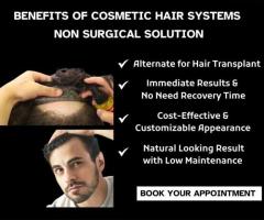 Satin Lace Hair Systems | Natural Look Hair - MAX Hair Clinic