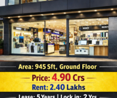 SALE OF COMMERCIAL PROPERTY WITH RETAIL SHOWROOM IN HIMAYATHNAGAR MAIN ROAD