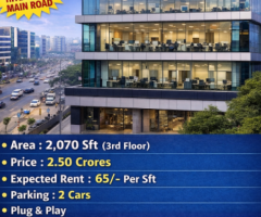 SALE OF VACANT OFFICE SPACE  AT HITECH CITY MAIN ROAD