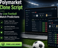 Polymarket Clone Script for Live Football Match Predictions